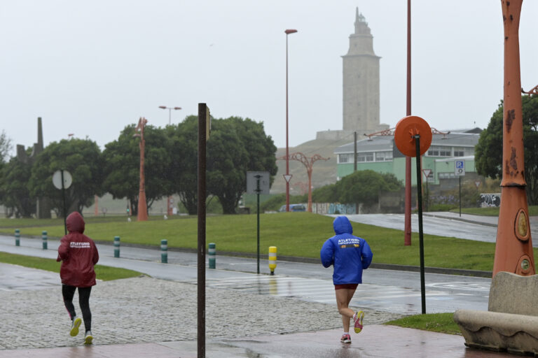 A Coruña,  unha das cidades máis chuviosos de España na penúltima semana do ano