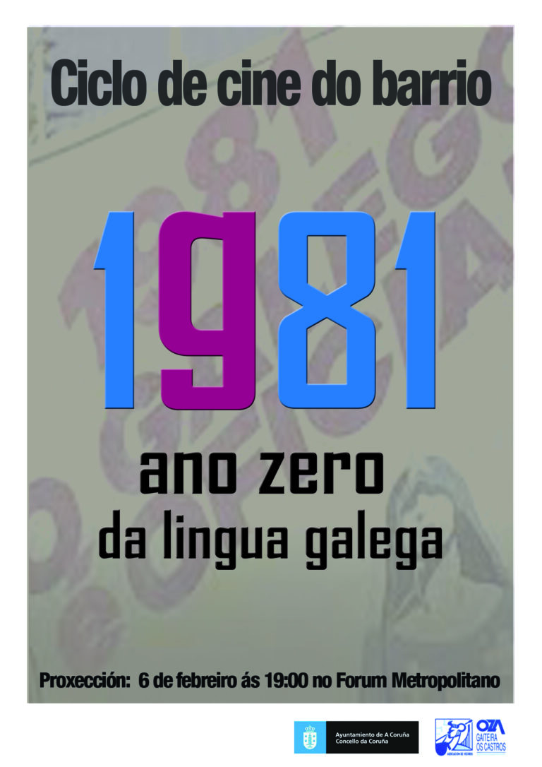 A AV Oza Gaiteira Os Castros proxecta o documental “1981, Ano zero da língua galega” no Fórum