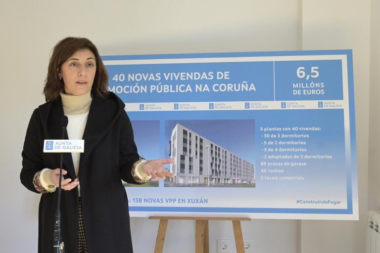 A Xunta termina as 40 primeiras vivendas de promoción pública no barrio de Xuxán