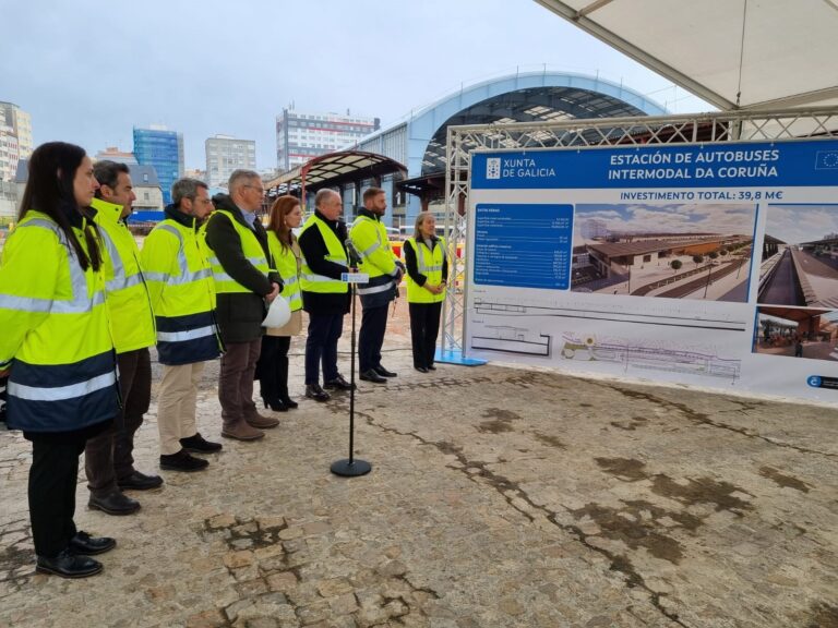 A Xunta destaca os avances na nova intermodal da Coruña a tres meses das municipais
