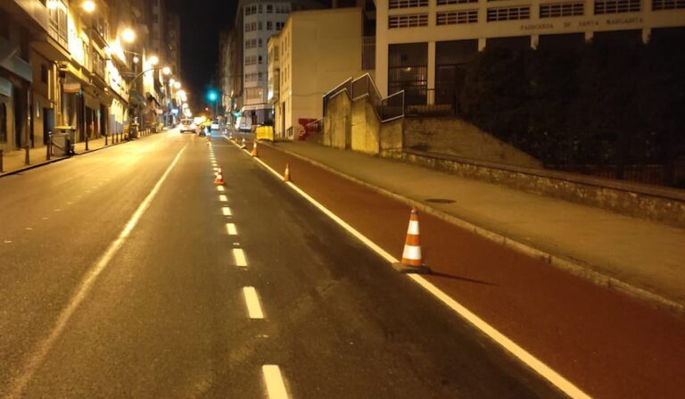 Outros 300 metros de carril bici para a Coruña BikeFriendly