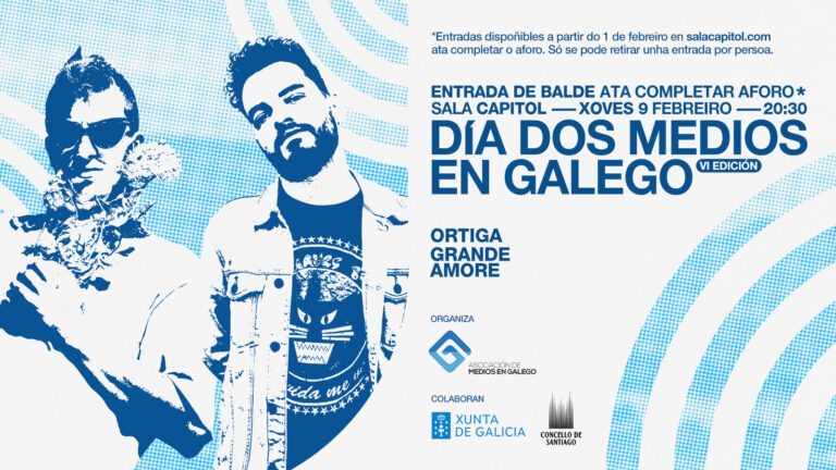 Dia dos Medios en galego 2023 Concerto Ortiga e Grande Amore