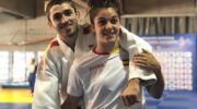 Estrella López e Alberto Gaiteiro de camiño a Qatar judo