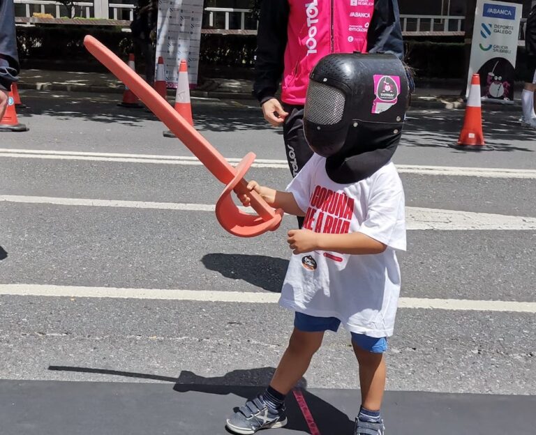 Esgrima no Dia do Deporte na Rua da COruna