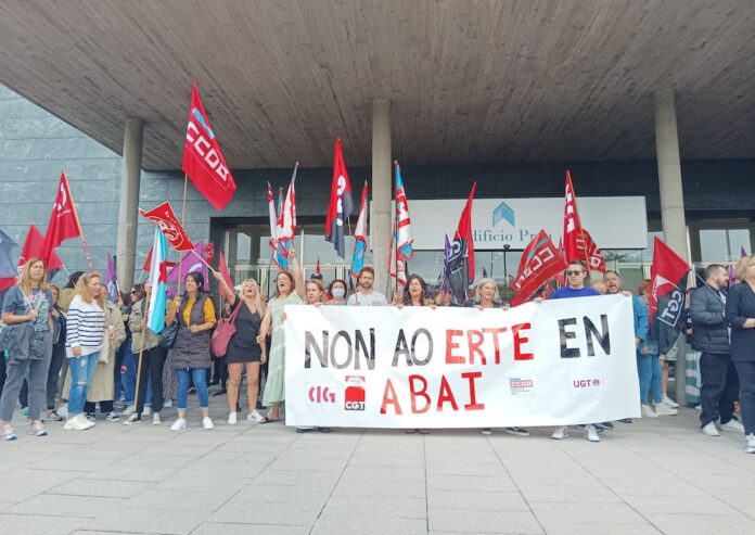 Protestas ERTE ABAI CORUNA