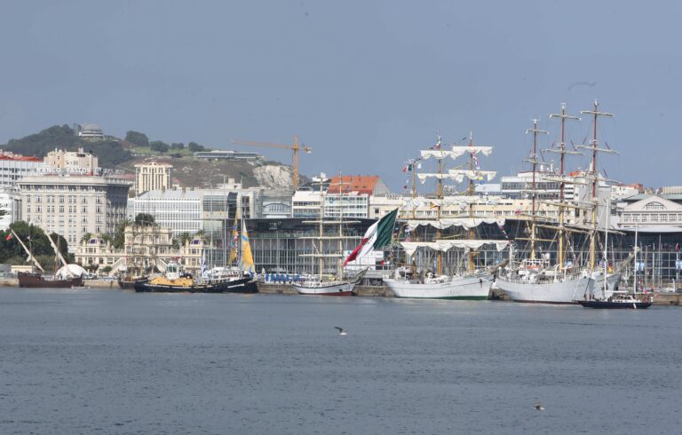 Os veleiros da Tall Ships Races Magallanes Elcano volven a Lisboa e Cádiz tras a súa estancia na Coruña