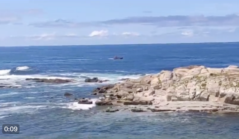 Continúa por terra, mar e aire a procura do home desaparecido tras caer ao mar desde unha lancha na Coruña