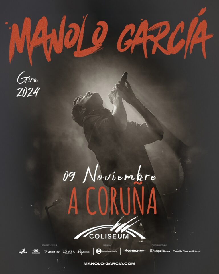 Manolo García actuará en novembro de 2024 no Coliseum
