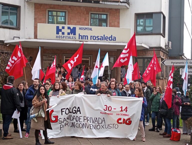 Nova folga na sanidade privada da provincia da Coruña cun seguimento “importante”