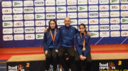 Sara del Castillo e Ines Pucela Badminton Club do Mar Campioas Espana Sub15