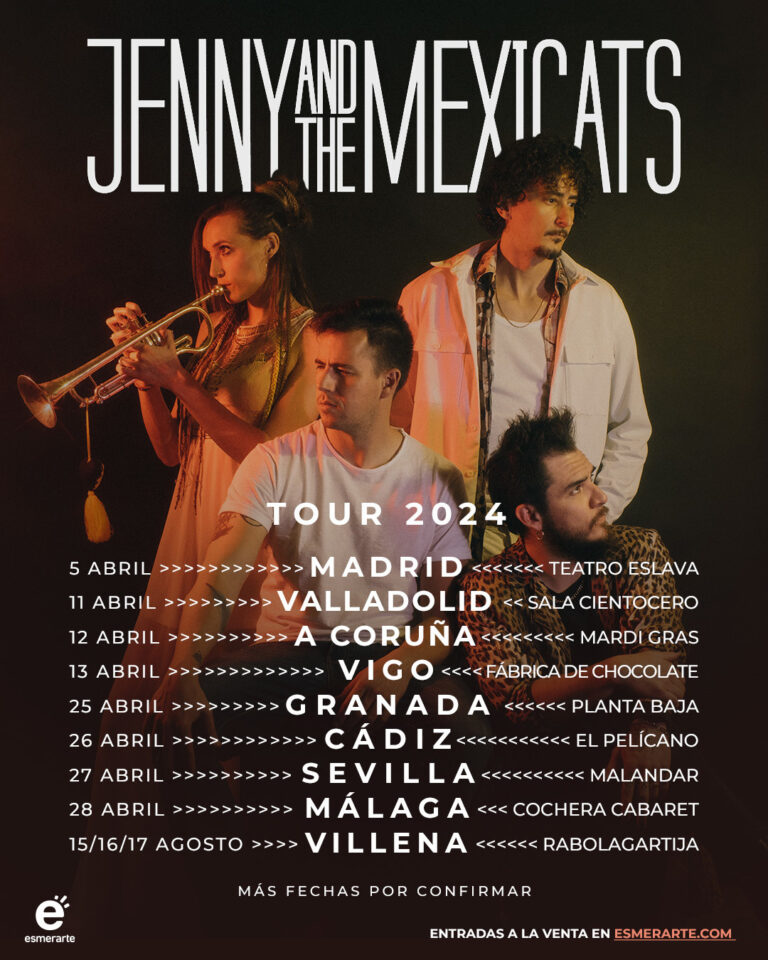 Jenny and The Mexicats actuará na Coruña en abril