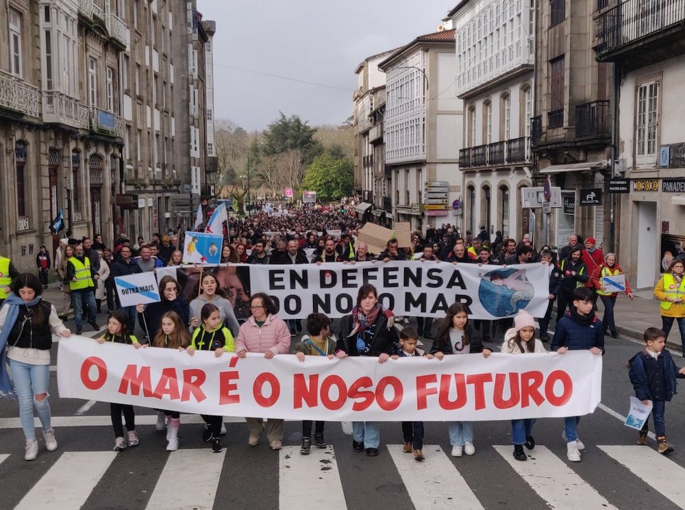 Manifestacion na defensa do noso mar