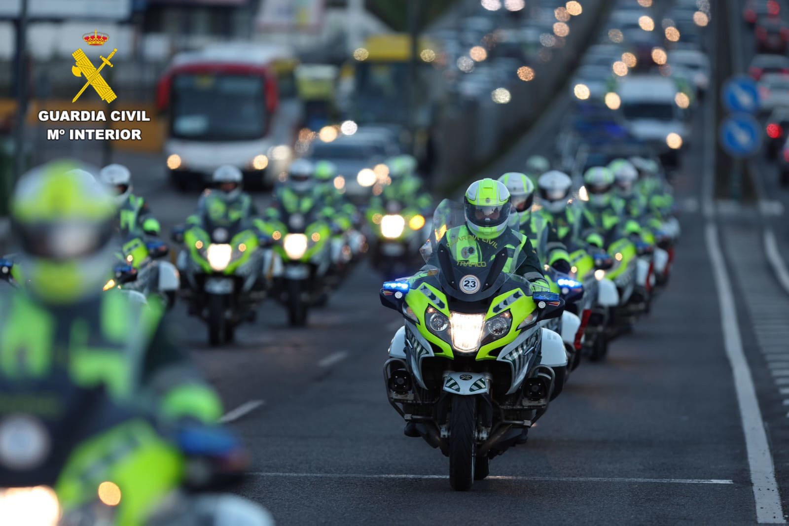 Uns 40 axentes da Garda Civil escoltarán á volta ciclista Ou Gran Camiño, que arrinca este xoves na Coruña.. GARDA CIVIL