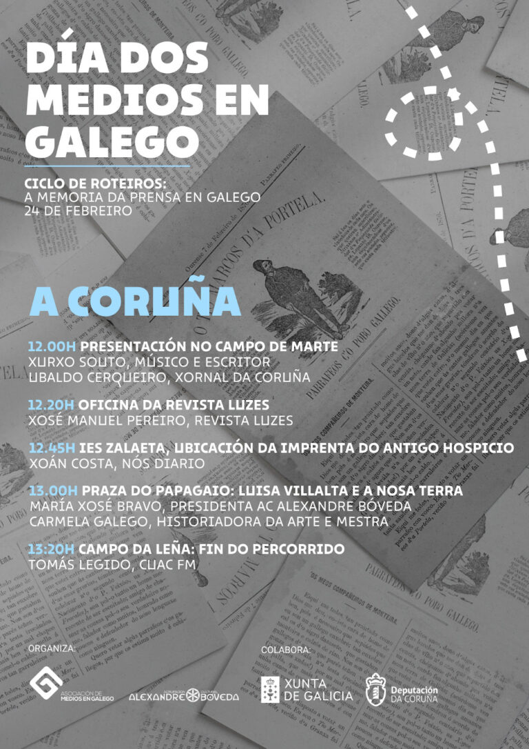 Roteiro Medios en Galego Coruna