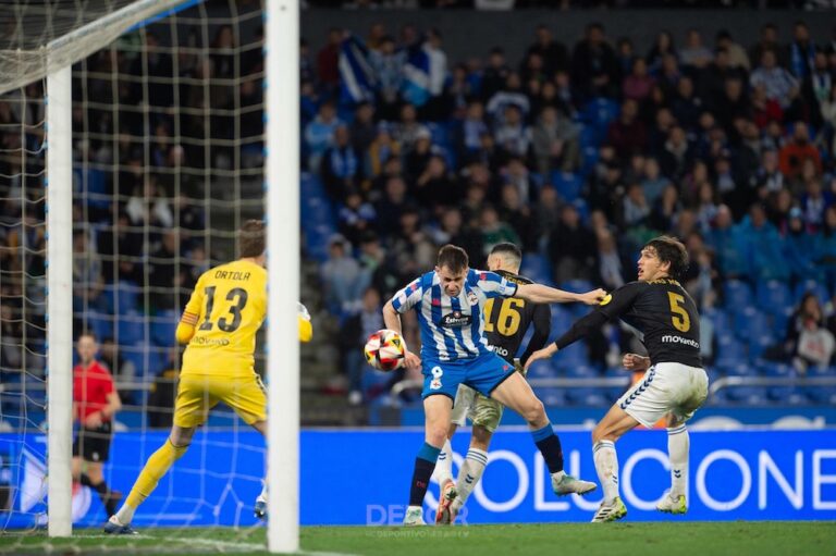 Barbero non fallou á súa cita co gol-Foto-@rcdeportivo