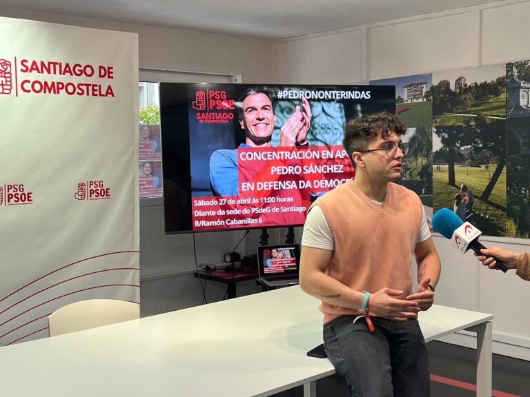 O PSOE coruñés denuncia ataques en redes ao secretario xeral das Xuventudes Socialistas