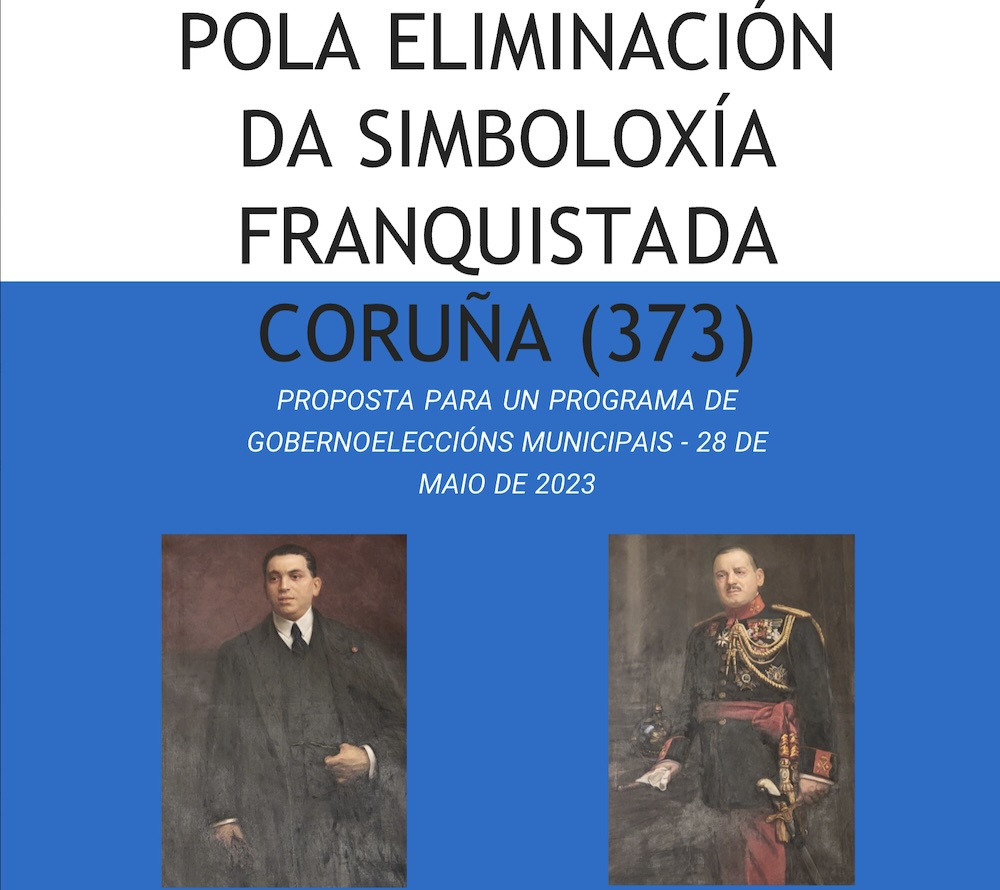Pola Eliminacion da simboloxia franquista na Coruna
