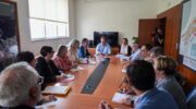 Reunión no Concello da Coruña sobre vivendas turísticas. CONCELLO DA CORUÑA