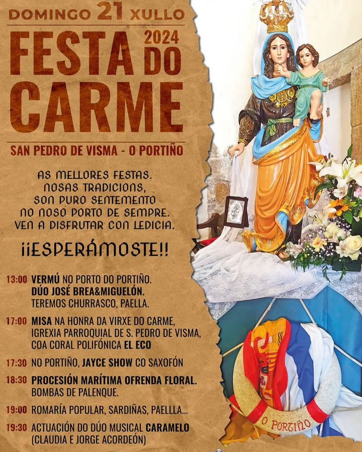 Festas do Carme do Portino e Visma 2024