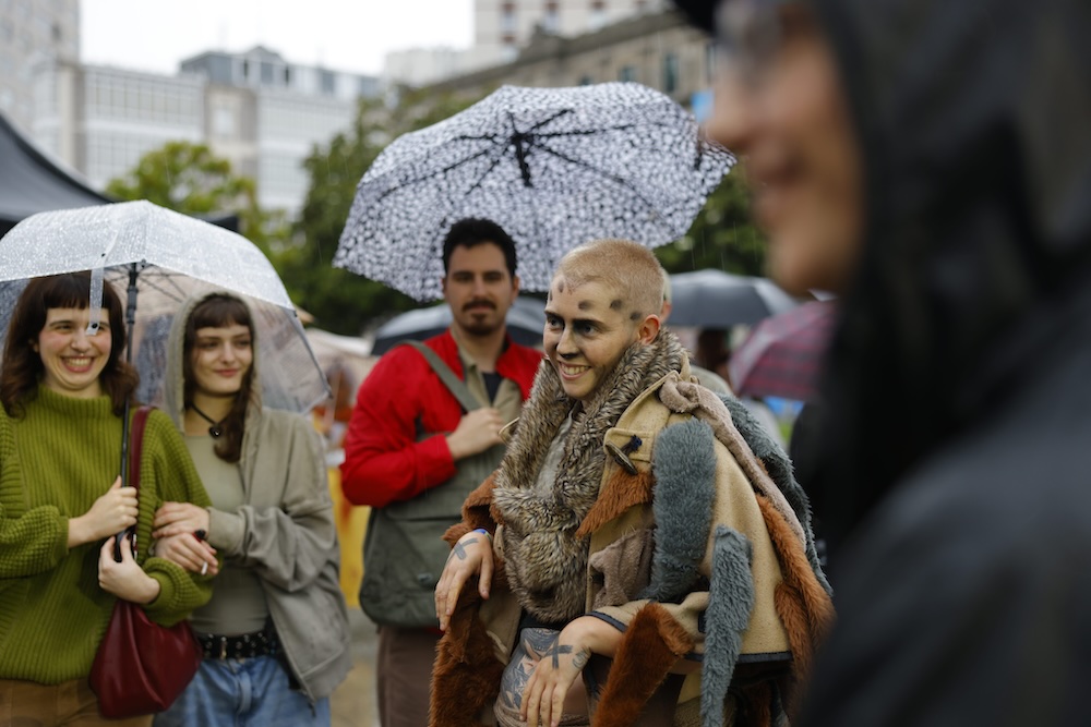 O Rabelo en concerto na Praza de Pontevedra no Atlantic Pride