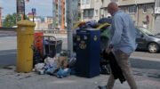 lixo nas ruas da Coruna