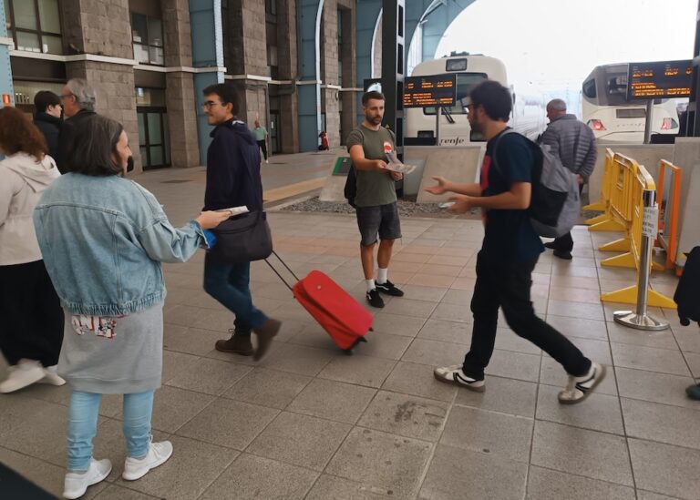 A CGT informan estes dias da folga na estacion de RENFE