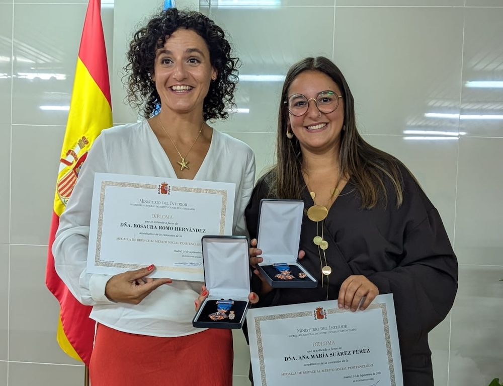 Rosaura Romo e Ana Suarez tecnicas de Erguete reconecidas