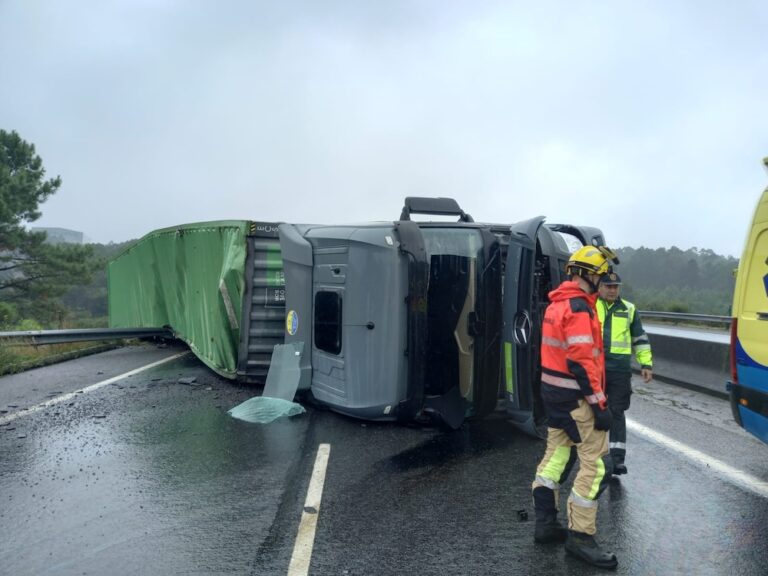 Accidente camion AG55