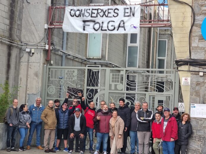 Conserxes en loita en Riazor