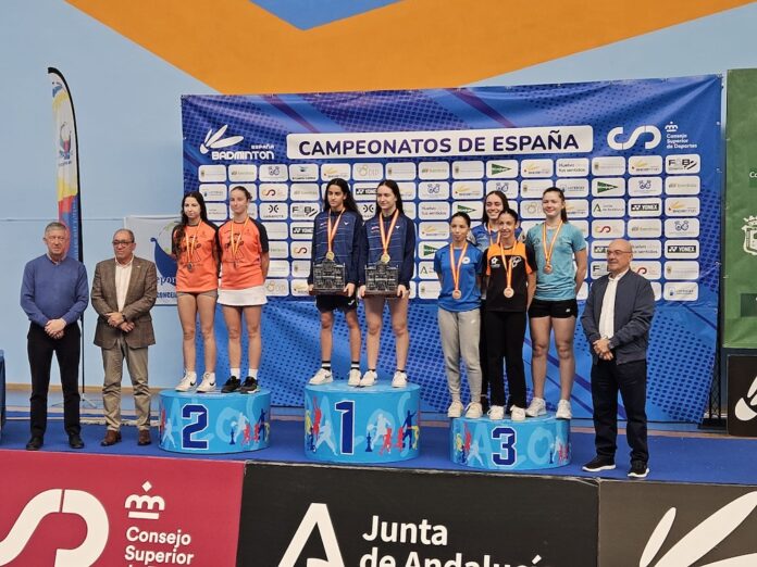 Sara e Ines campionas de Espana de Badminton sub17 de Huelva