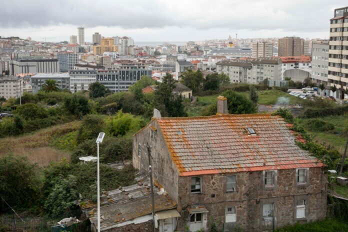 Zona afectada pola urbanizacion API Q28 Parque de Oza-Castrillon