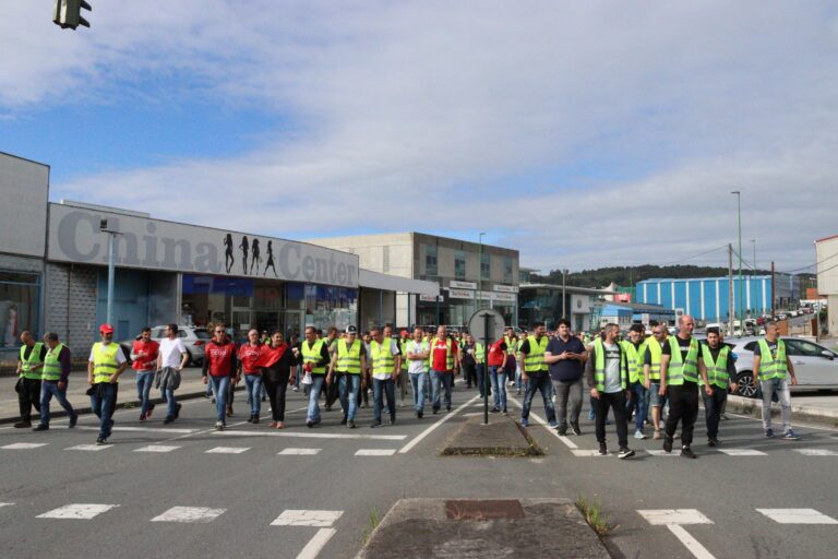 A CIG mobilízase na Coruña en apoio a un traballador do metal acusado de delito de atentado nunha protesta