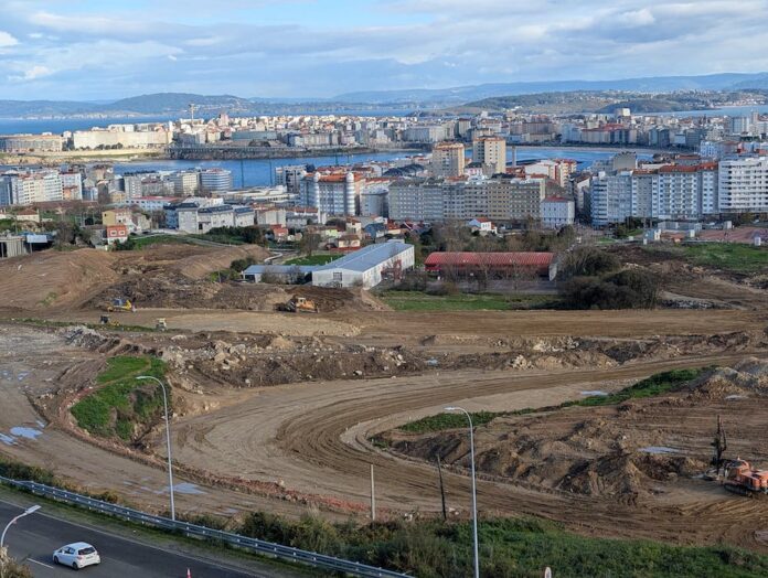 As obras da urbanizcion de Visma A Gramela