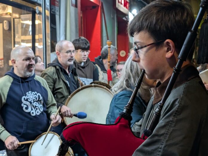 Un novo gaiteiro nos Cantos de Taberna de Sondaqui