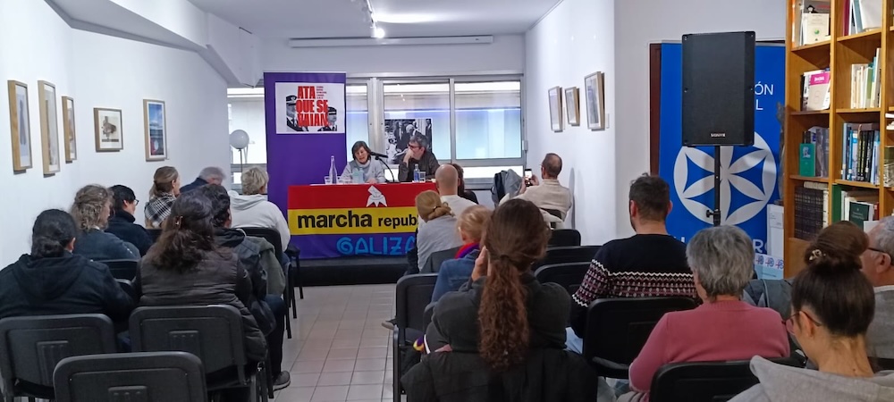 Presentacion Marcha Republicana de Galiza na Alexandre Boveda