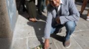 Chisco Fdez. Navalna colocación dos stolperstein na Coruña en 2023