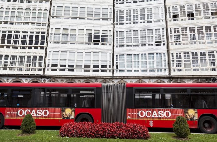 bus urbano pola Marina Coruna