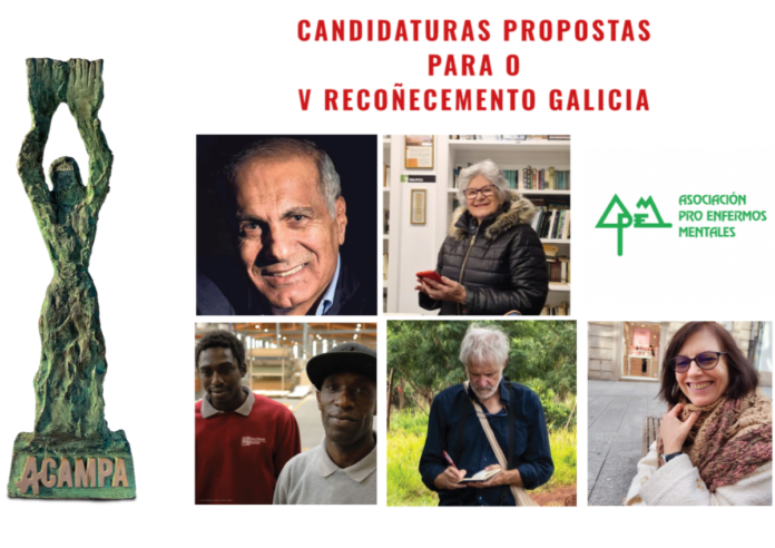 candidaturas galegas ao reconecemento Rede Acampa aos DDHH