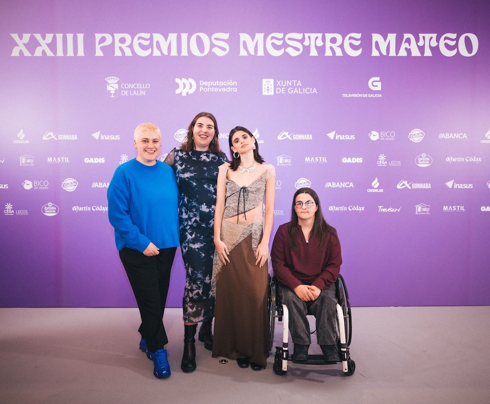 Cristela Torres, Bea, Belén Puime e Celia López na Gala de presentacion dos finalistas Premios Mestre Mateo 2025