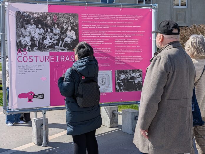 Exposicion de Mulleres NON Calaras da AC Alexandre Boveda na Marina