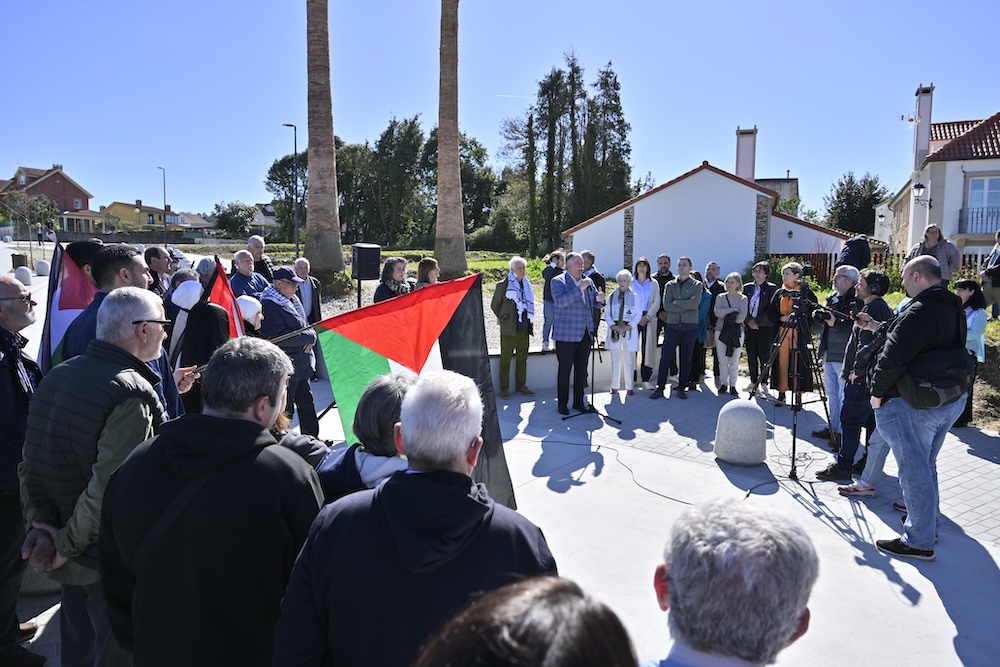 Inauguracion da rua yassef arafat de Oleiros