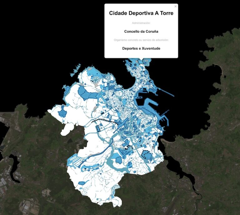 Visor Cartografico da Coruna Publica-Ergosfera