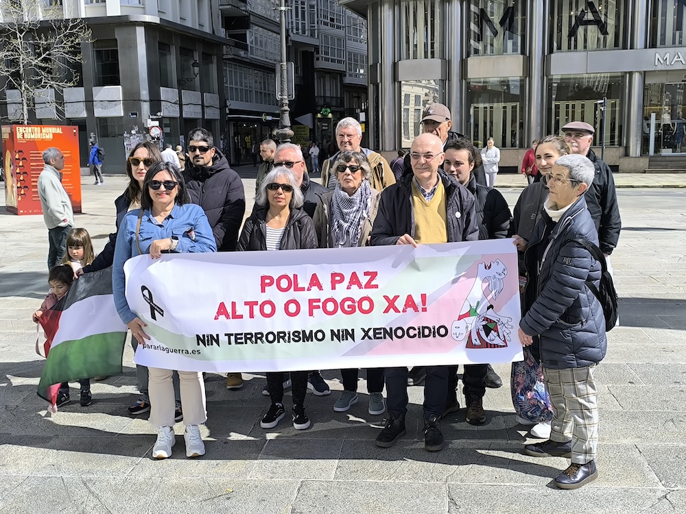 Xornada no Obelisco pola paz en Palestina