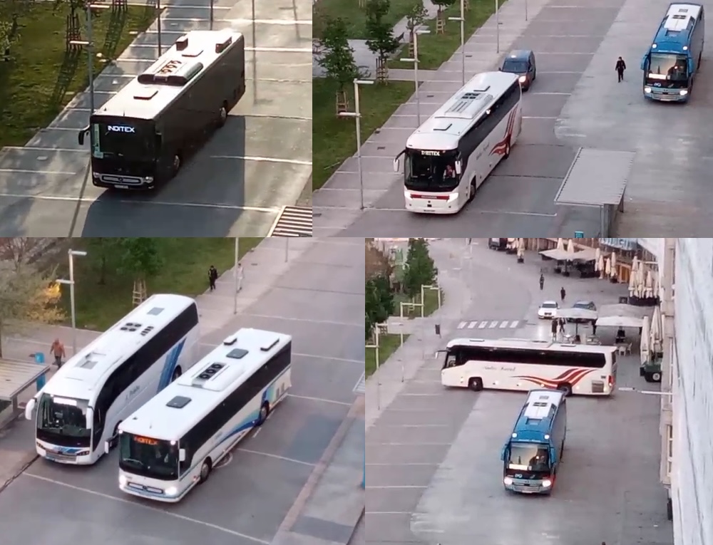 BUses de inditex pola Mariña