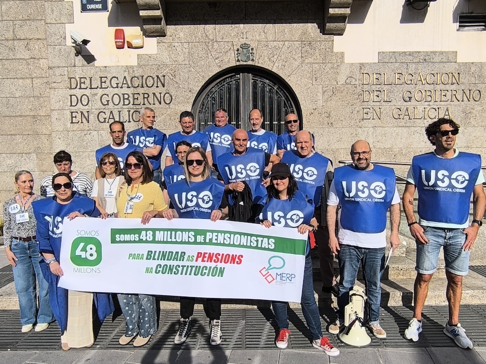 Pensionistas one na Delegacion do Goberno