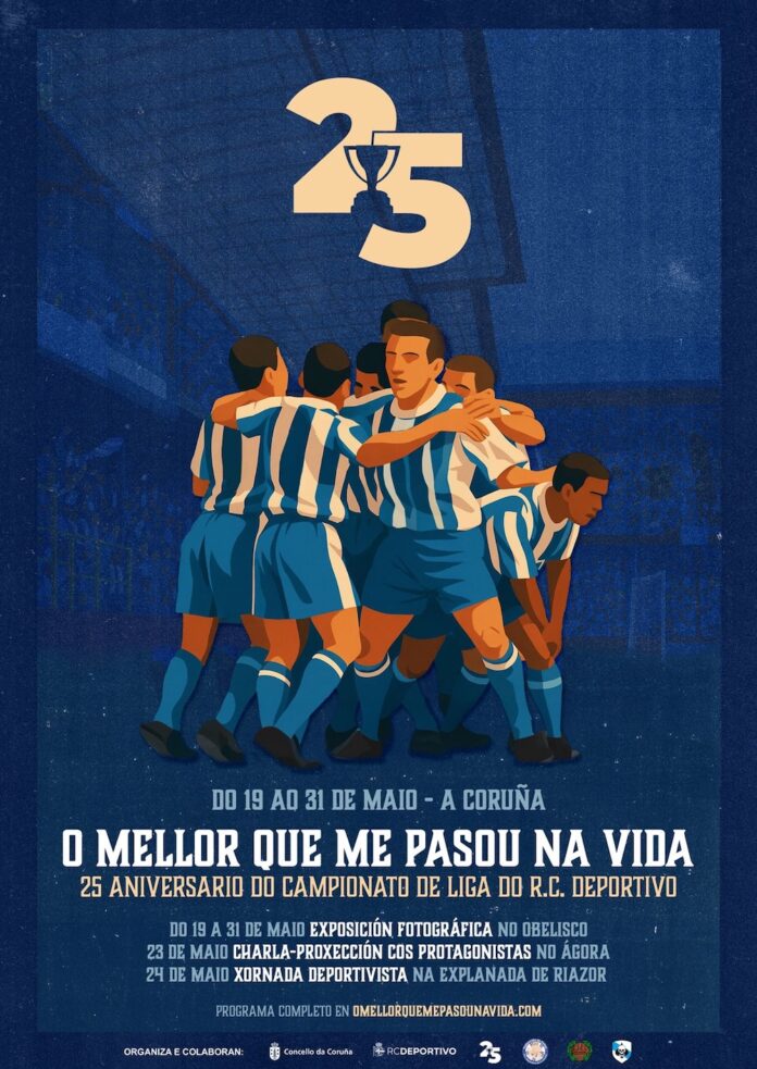 25 anos Liga Deportivo cartaz