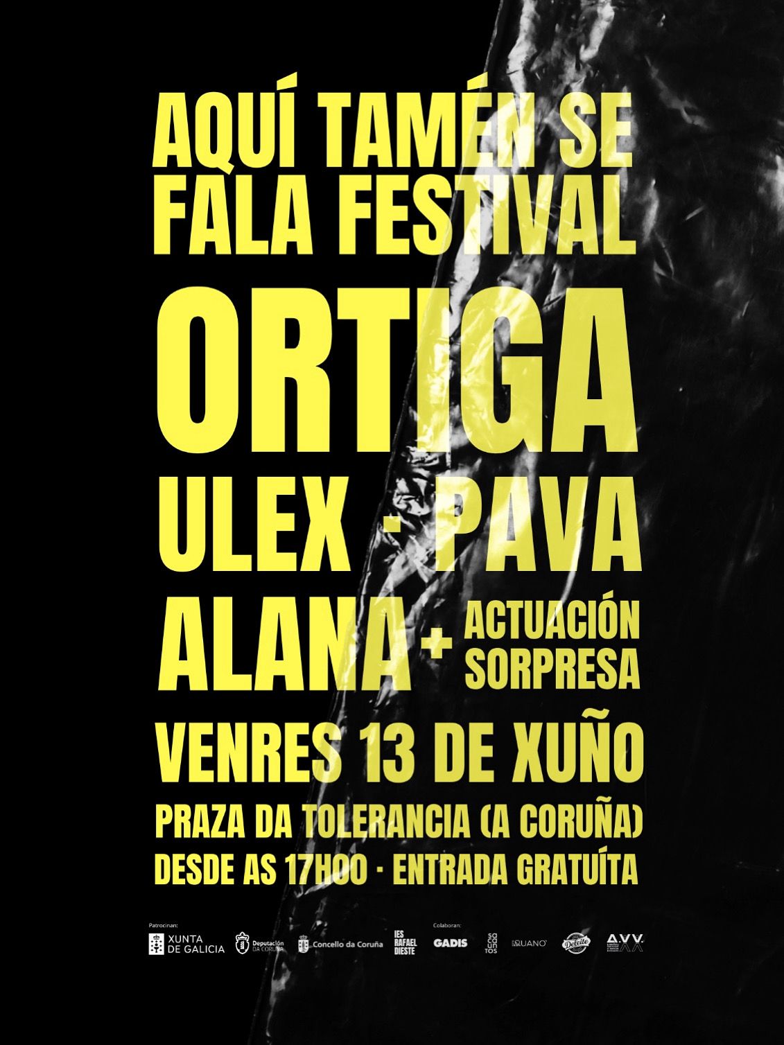 Cartel Festival Aqui tamen se fala 2025