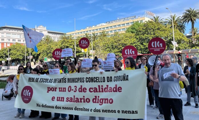 Concentracion Escolas Infantis Coruna Obeliico