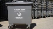 Contedor-gris de fraccion resto de Badajoz