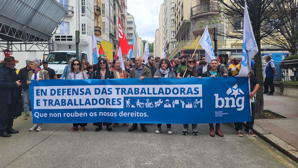 Manifestacion BNG 1 DE MAIO